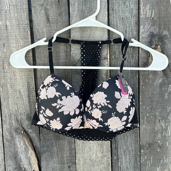 Vince Camuto Push Up Cup Floral Bra 36C NWT - Picture 1 of 9